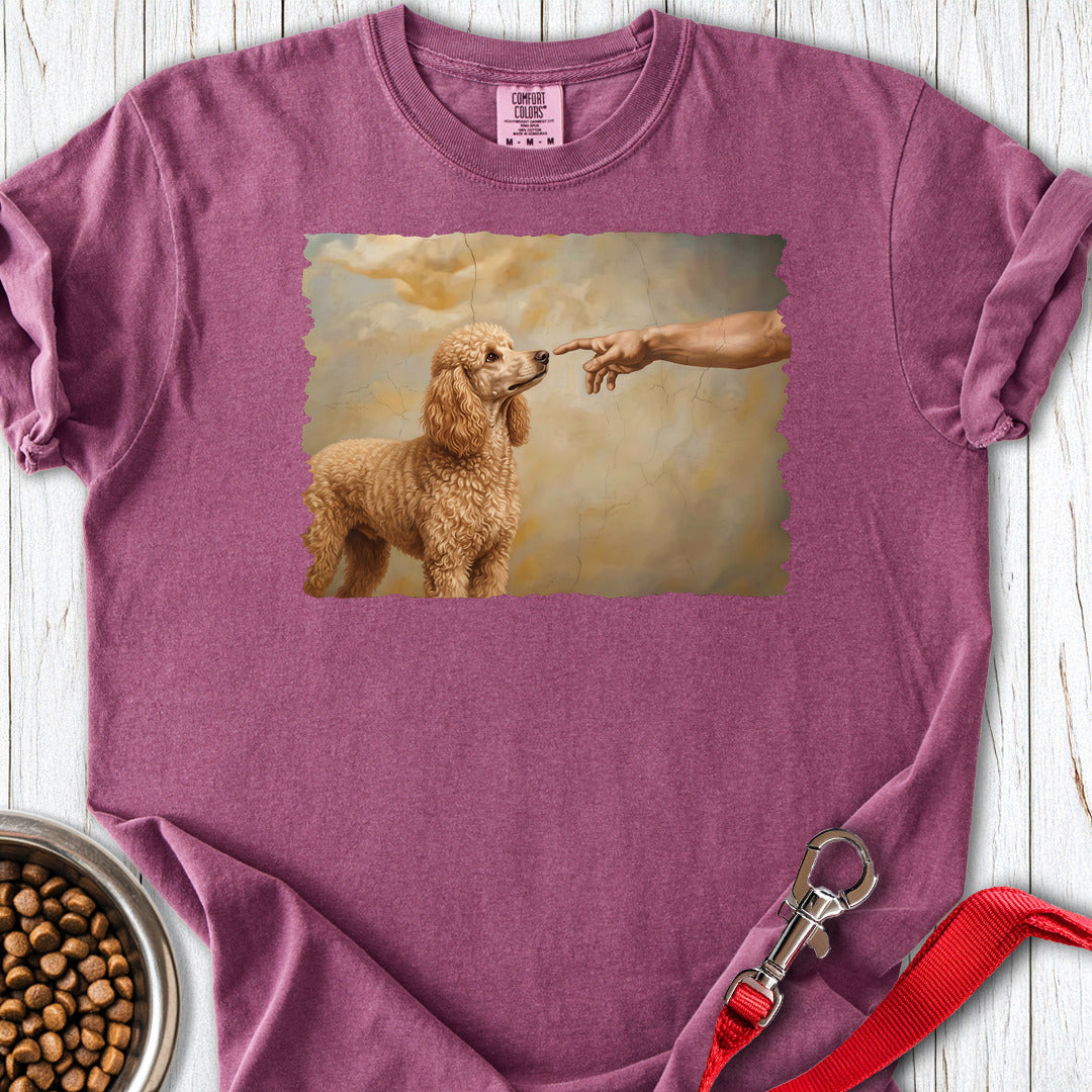 Standard Poodle Creation Apricot Premium Tee — Berry