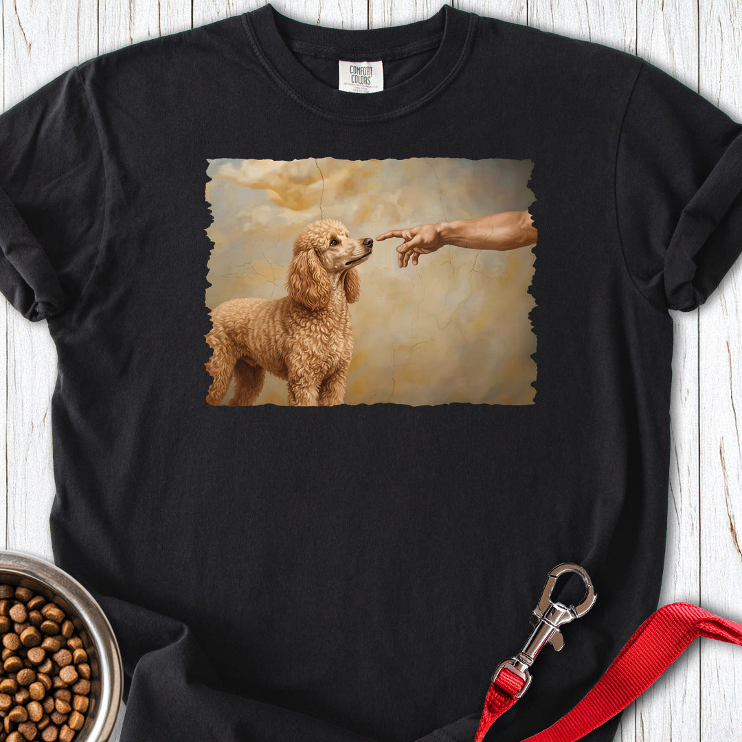 Standard Poodle Creation Apricot Premium Tee — Black