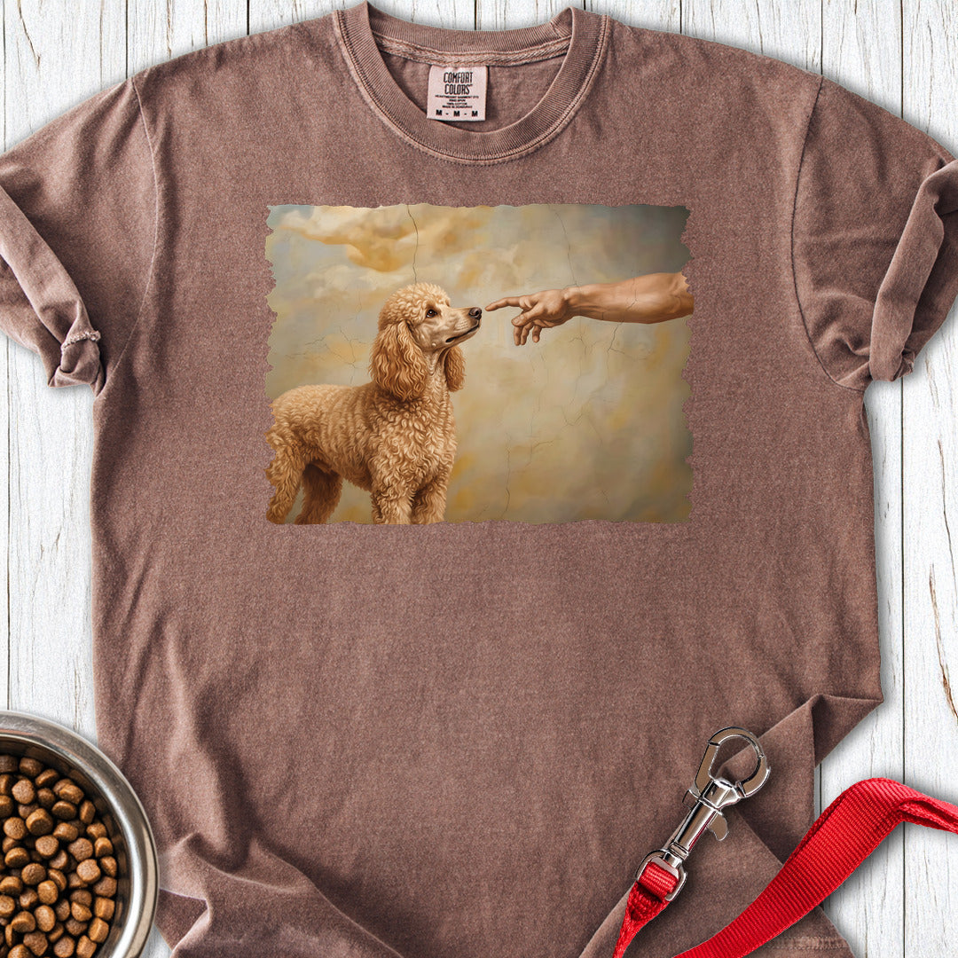 Standard Poodle Creation Apricot Premium Tee — Espresso