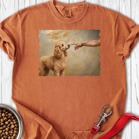 Standard Poodle Creation Apricot Premium Tee — Yam