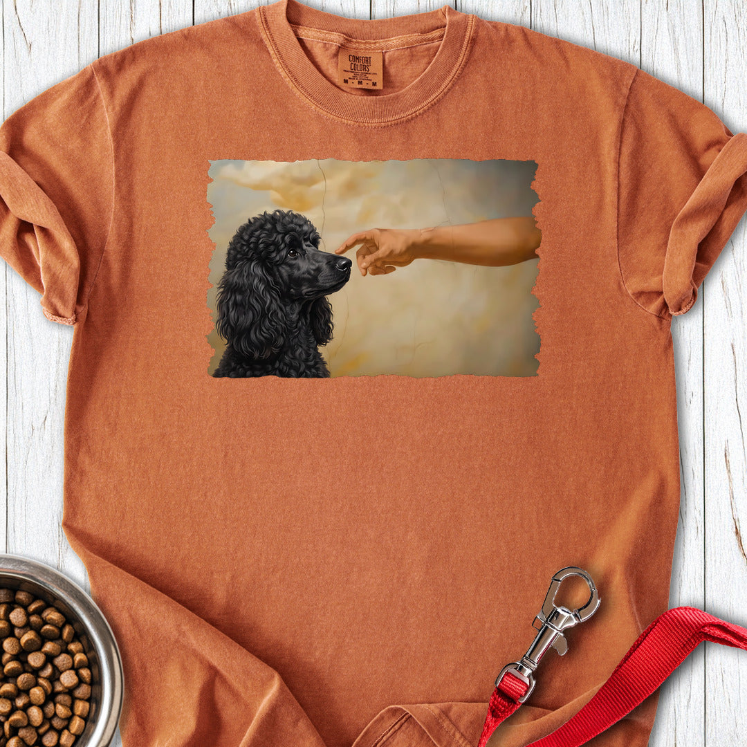 Standard Poodle Creation Black Premium Tee — Yam