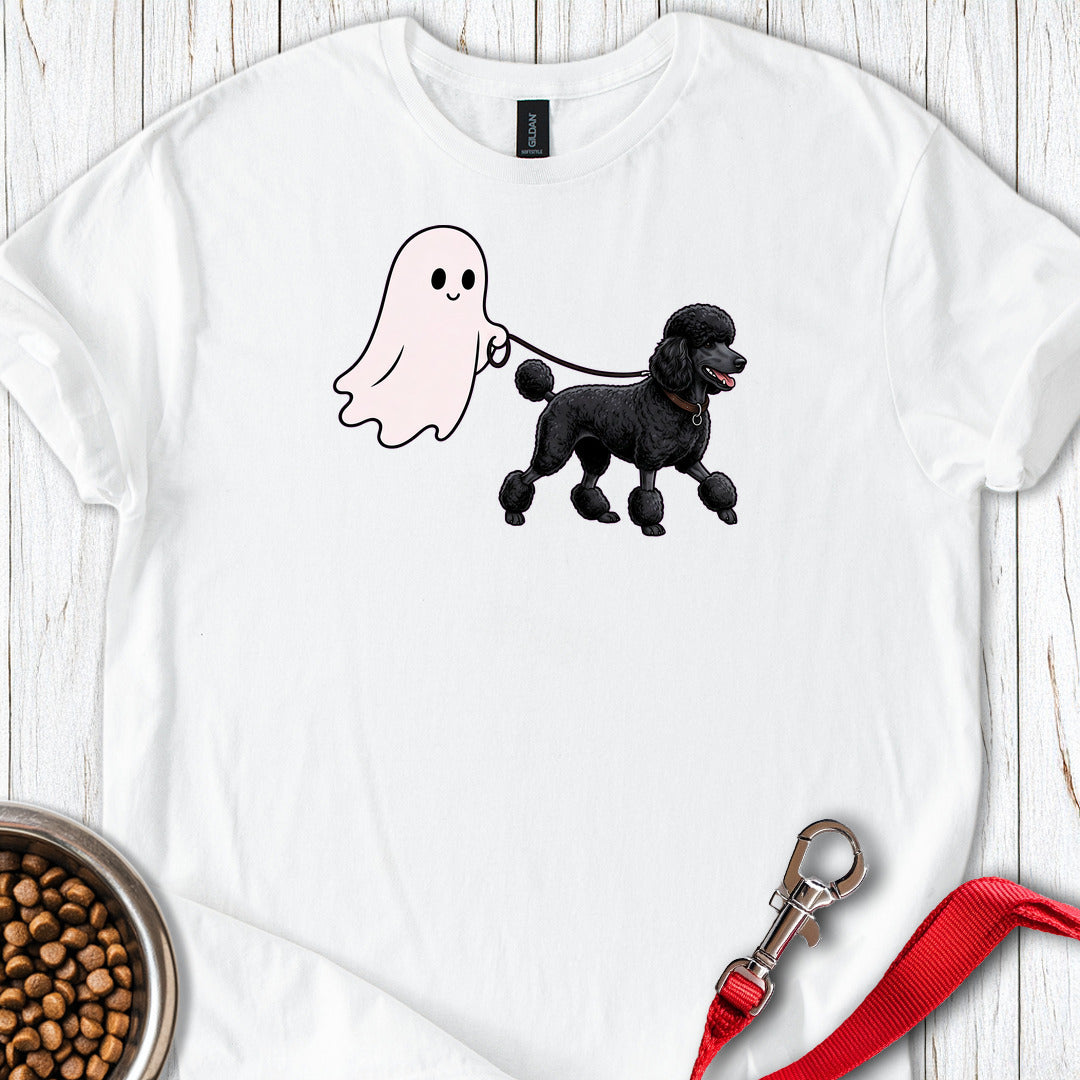 Standard Poodle Ghost Walk 2 — White