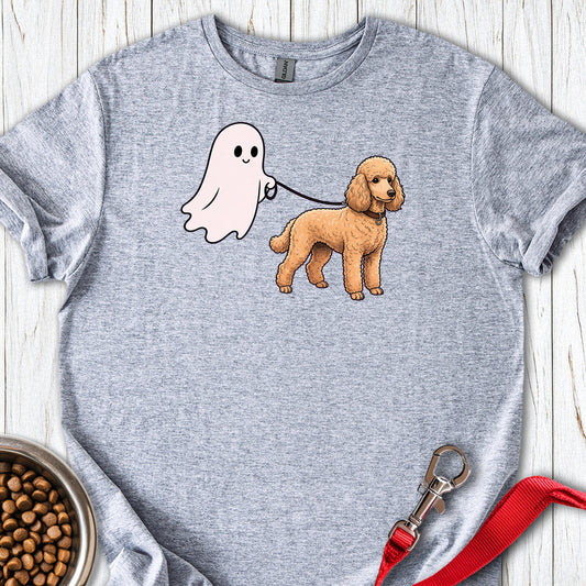 Standard Poodle Ghost Walk Apricot — Sport Grey