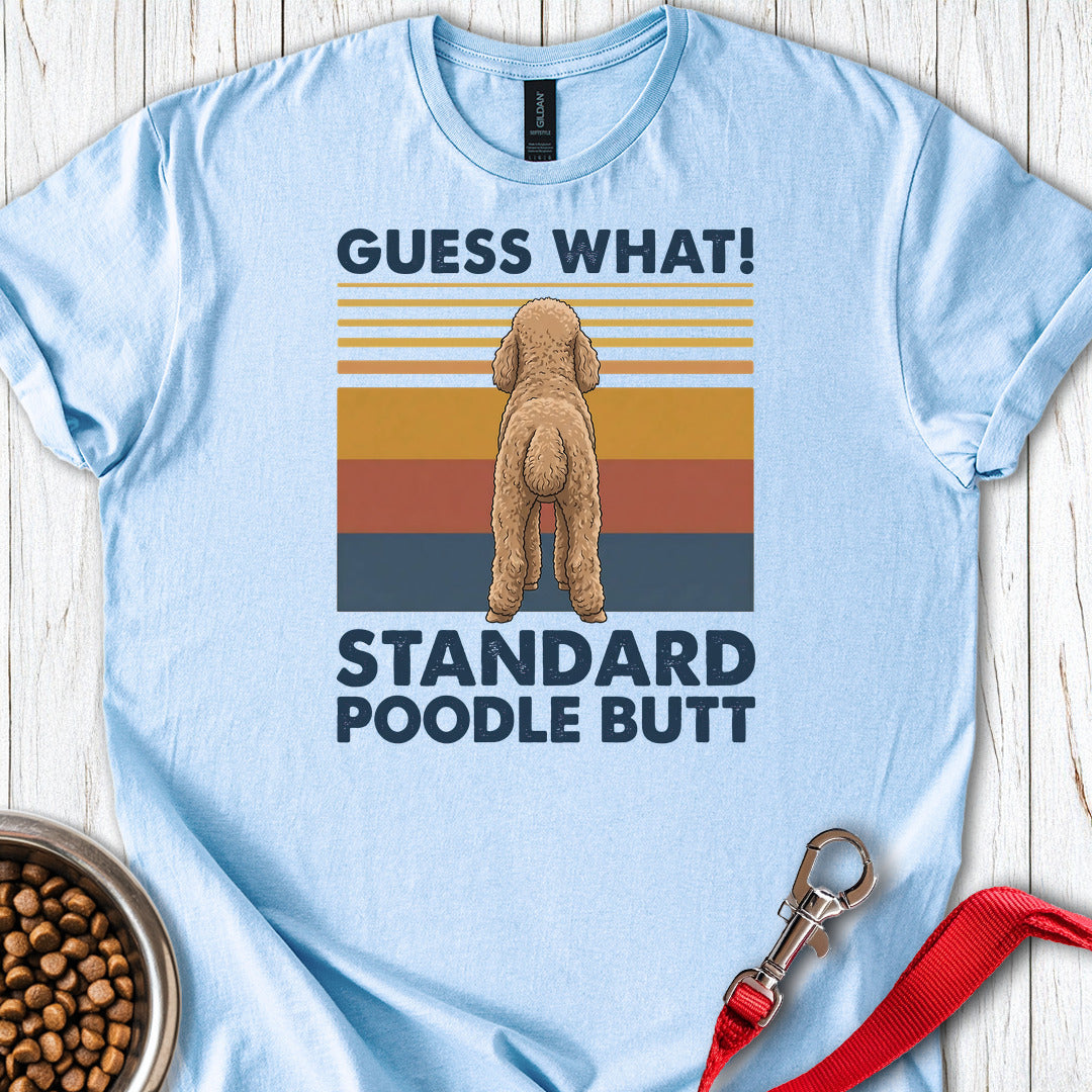 Standard Poodle Guess What — Light Blue