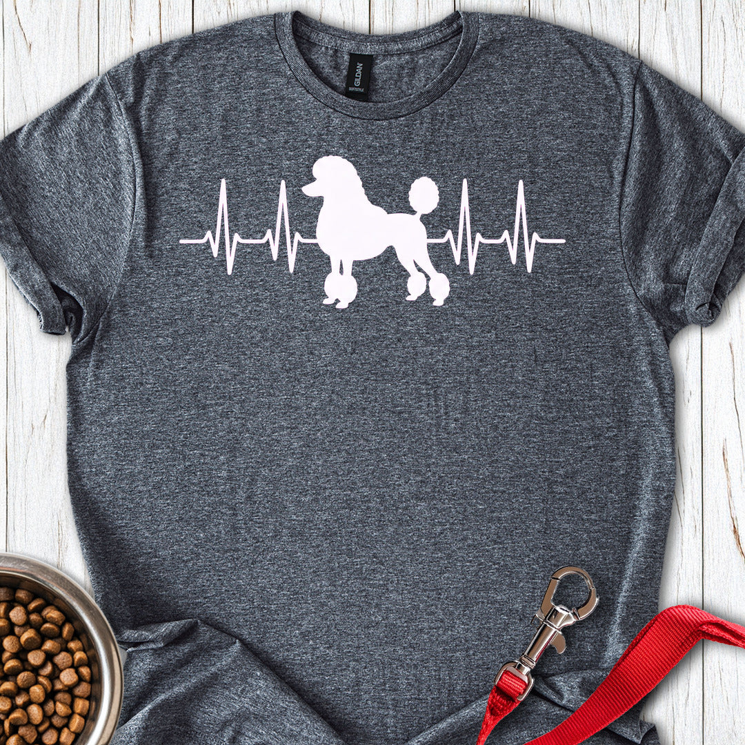 Standard Poodle Heartbeat 2 — Dark Heather