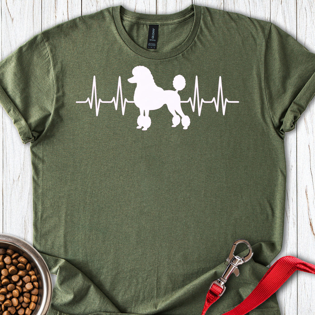 Standard Poodle Heartbeat 2 — Military Green