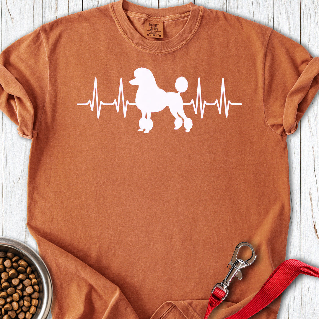 Standard Poodle Heartbeat 2 Premium Tee — Yam
