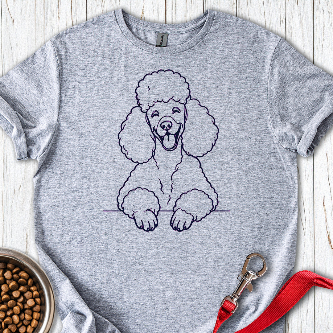 Standard Poodle Lineart — Sport Grey