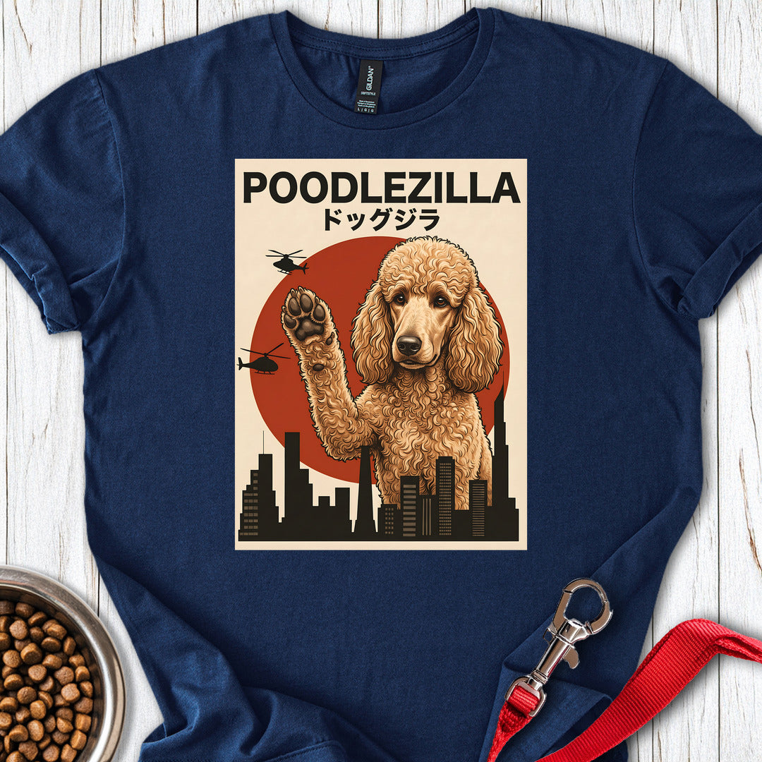 Standard Poodle Poodlezilla Apricot Navy