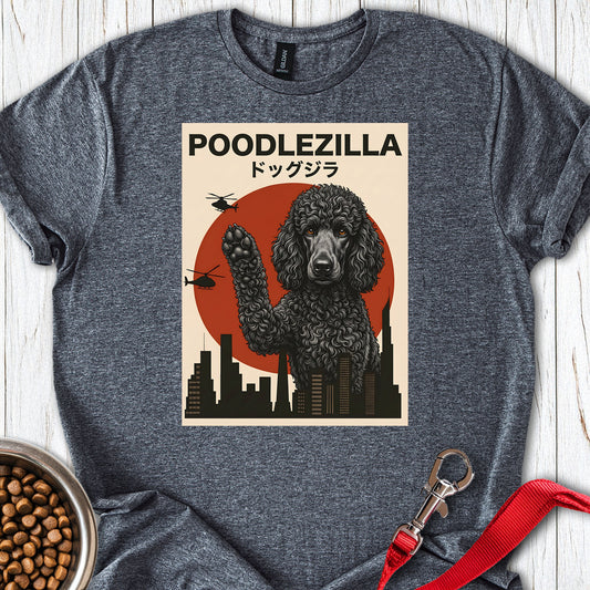 Standard Poodle Poodlezilla Black — Dark Heather