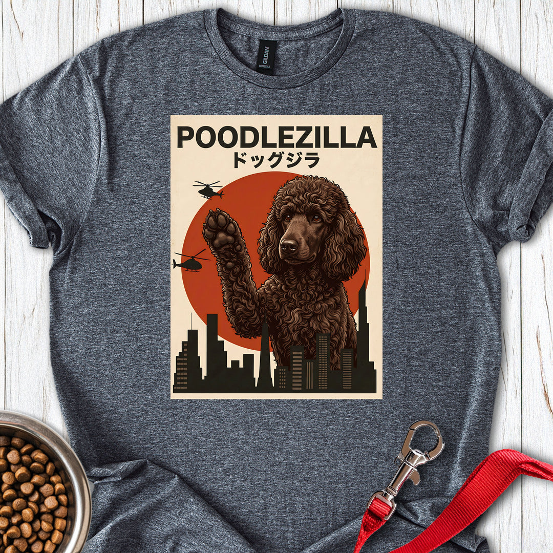 Standard Poodle Poodlezilla Chocolate — Dark Heather