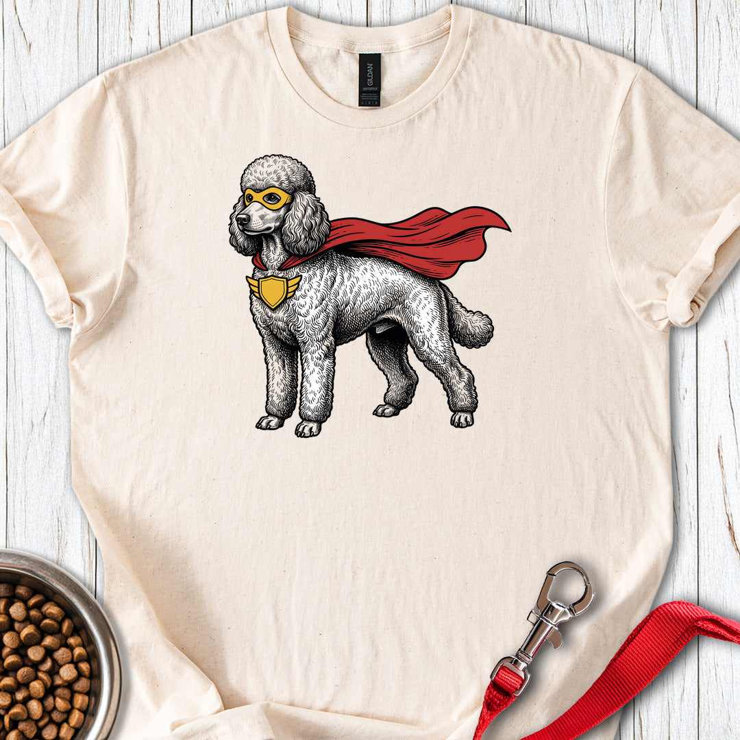 Standard Poodle Superhero — Natural