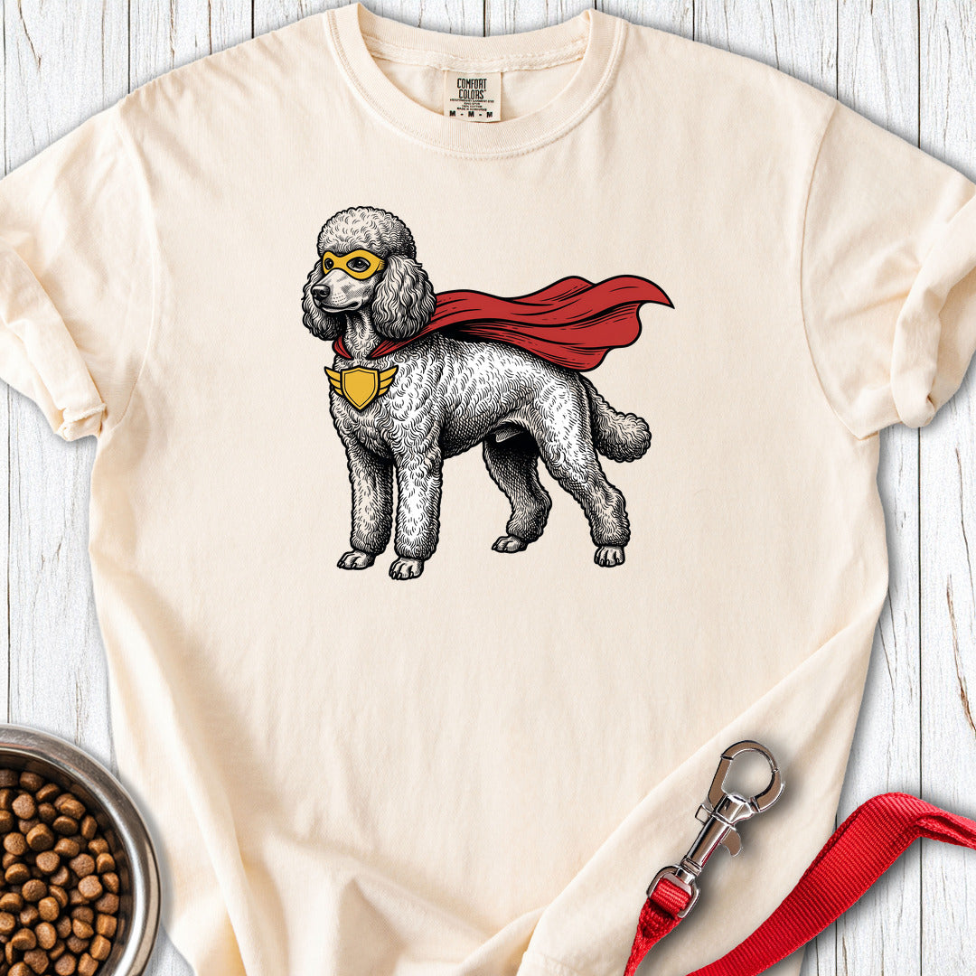 Standard Poodle Superhero Premium Tee — Ivory
