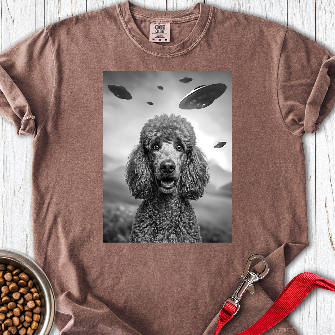 Standard Poodle UFO Premium Tee — Espresso