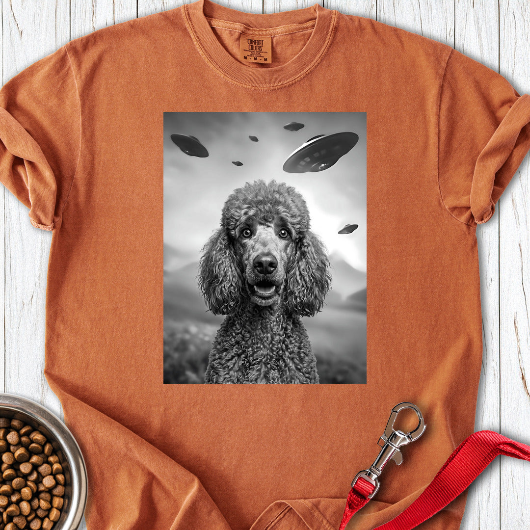 Standard Poodle UFO Premium Tee — Yam