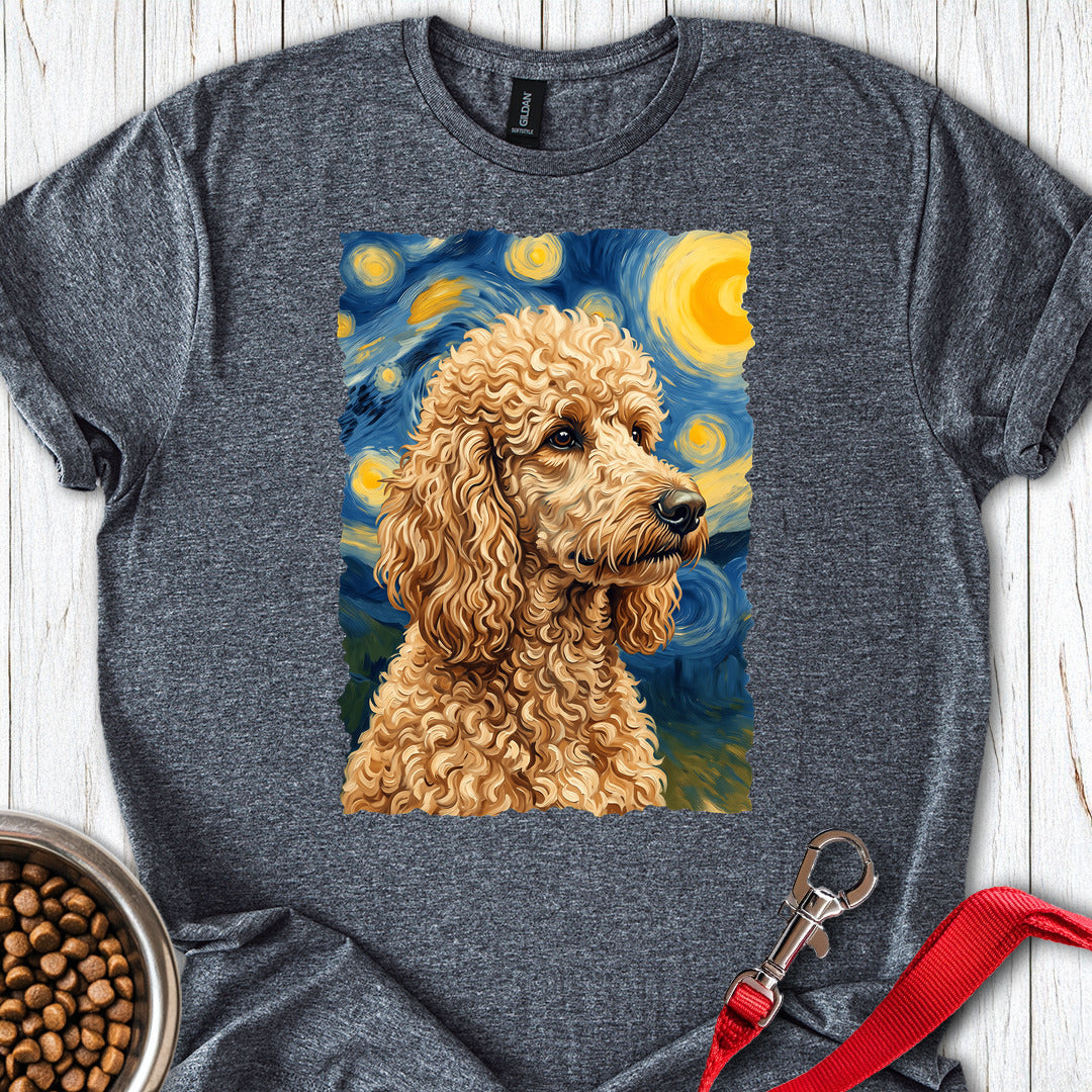 Standard Poodle Van Gogh Apricot — Dark Heather