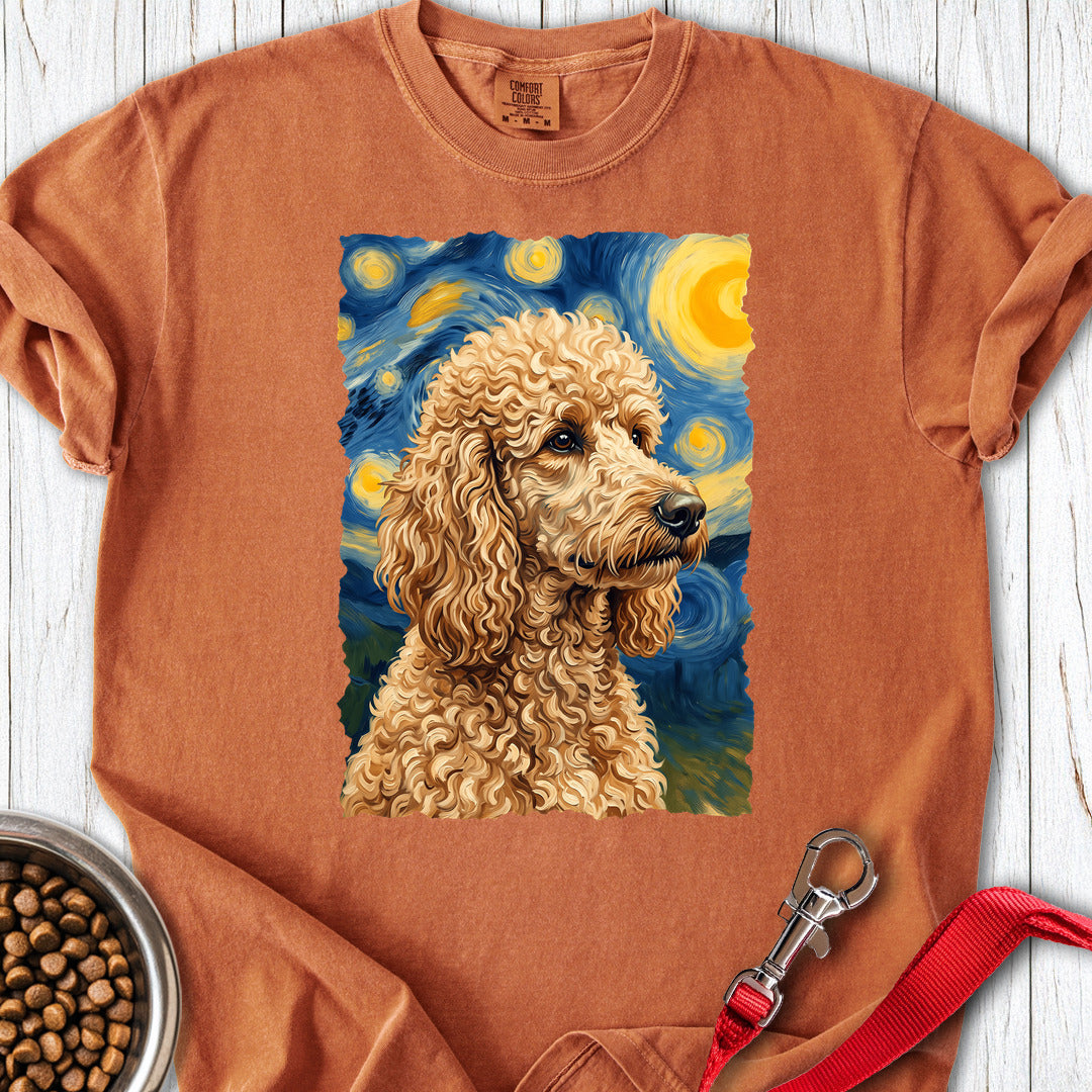 Standard Poodle Van Gogh Apricot Premium Tee — Yam