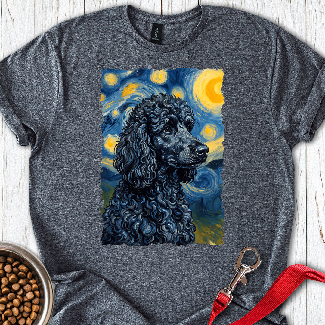 Standard Poodle Van Gogh Black — Dark Heather