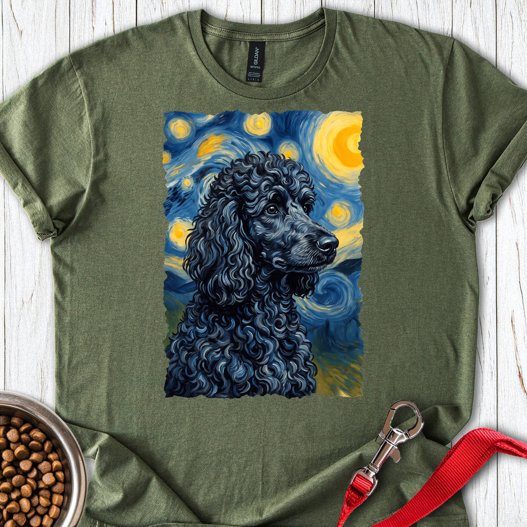 Standard Poodle Van Gogh Black — Military Green