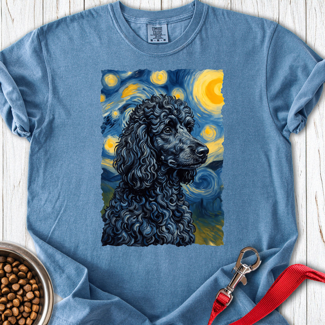 Standard Poodle Van Gogh Black Premium Tee — Blue Jean