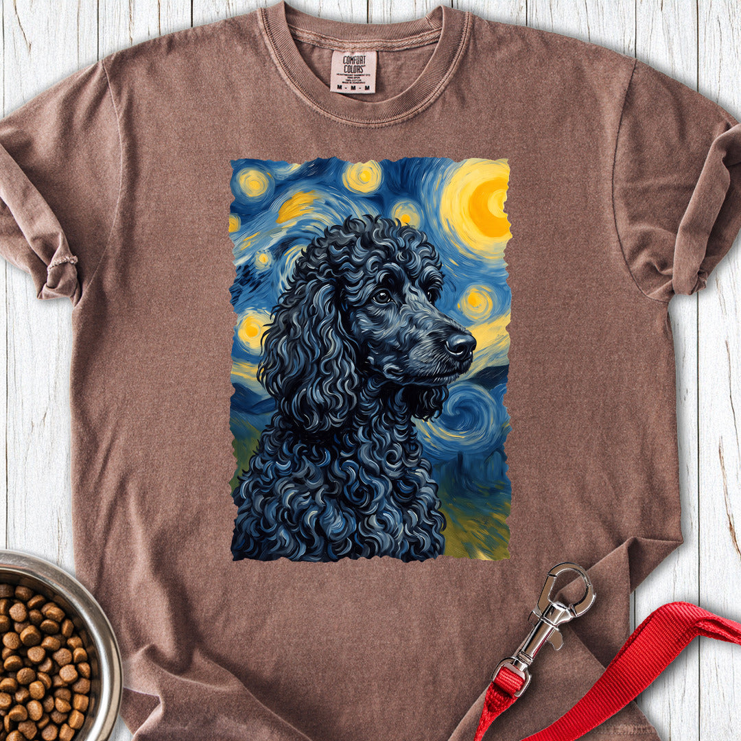 Standard Poodle Van Gogh Black Premium Tee — Espresso