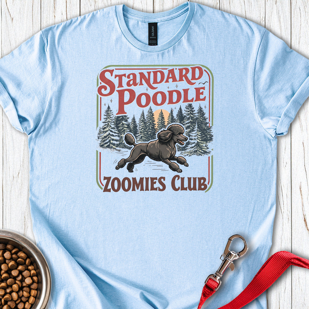 Standard Poodle Zoomies Club 2 — Light Blue