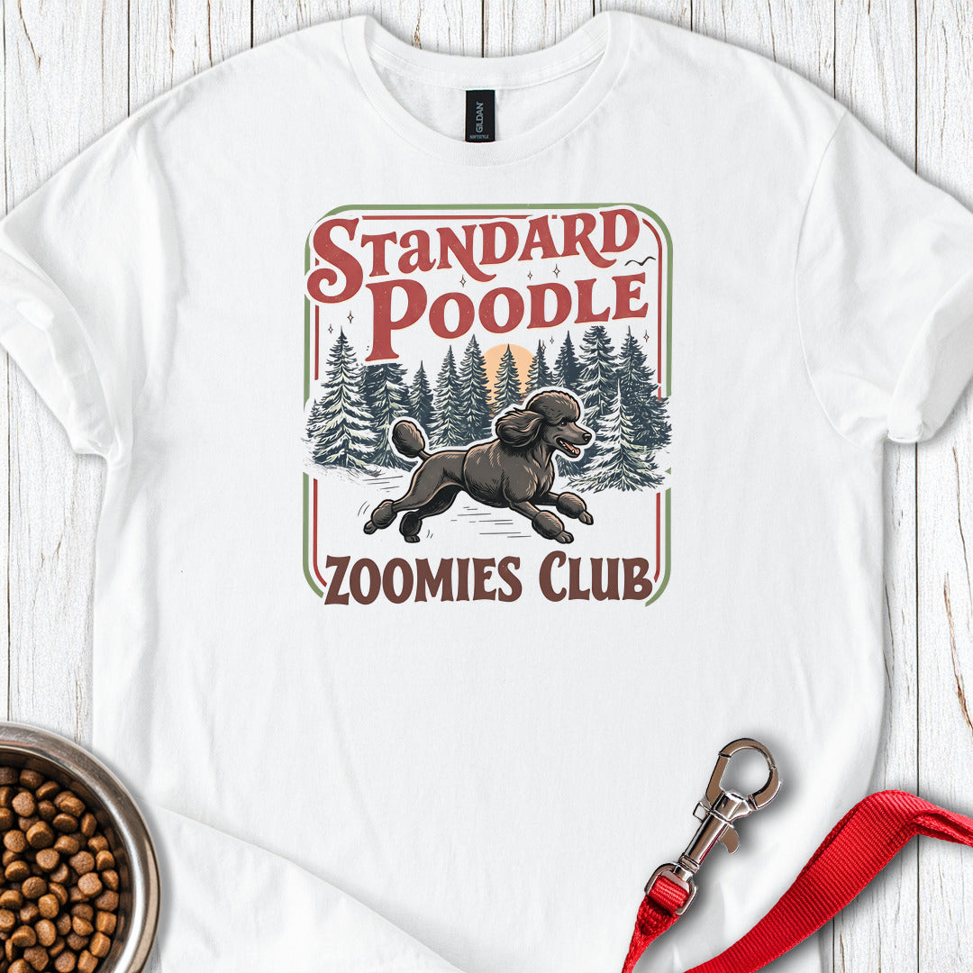 Standard Poodle Zoomies Club 2 — White
