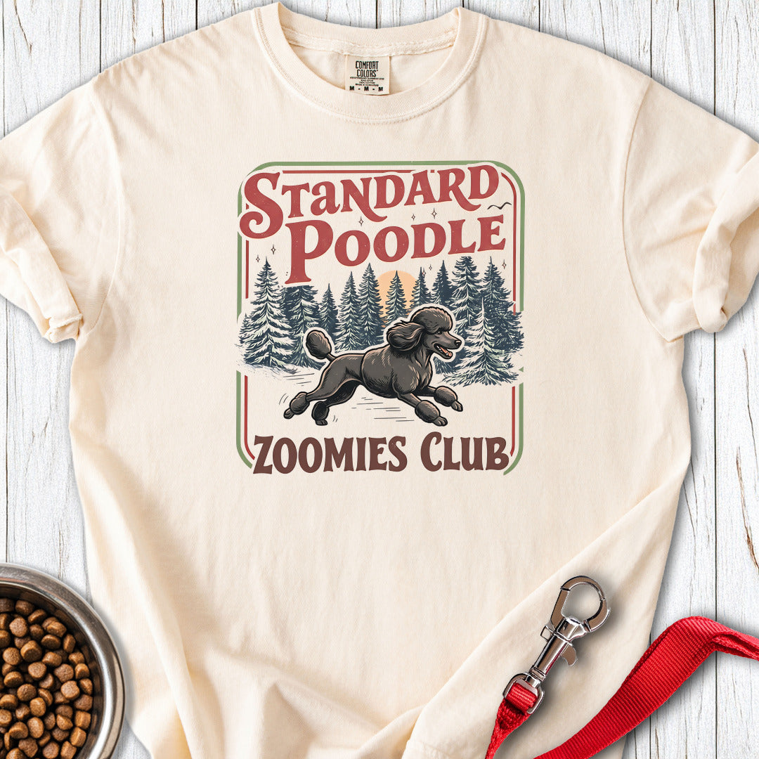 Standard Poodle Zoomies Club 2 Premium Tee — Ivory