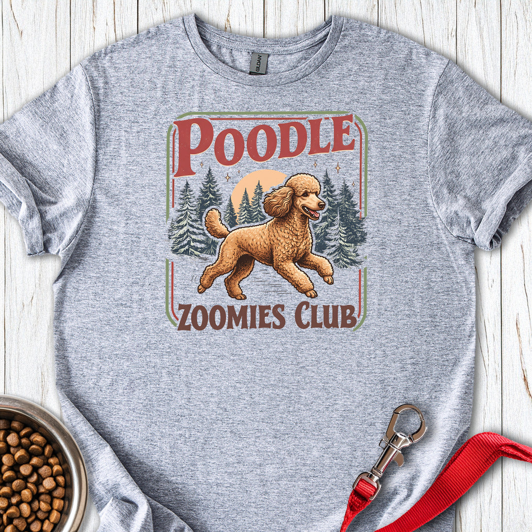 Standard Poodle Zoomies Club Apricot — Sport Grey