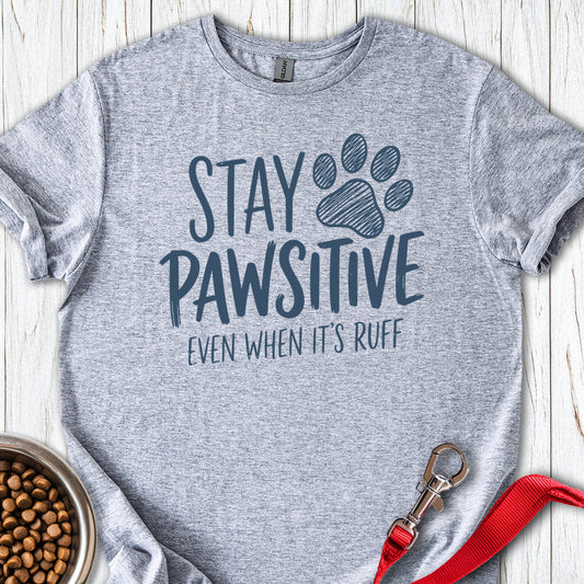 Stay Pawsitive Sport Grey