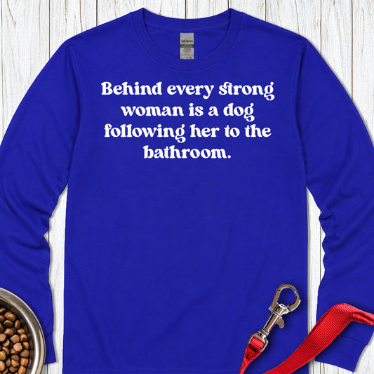 Strong Dog Woman Long Sleeve — Royal