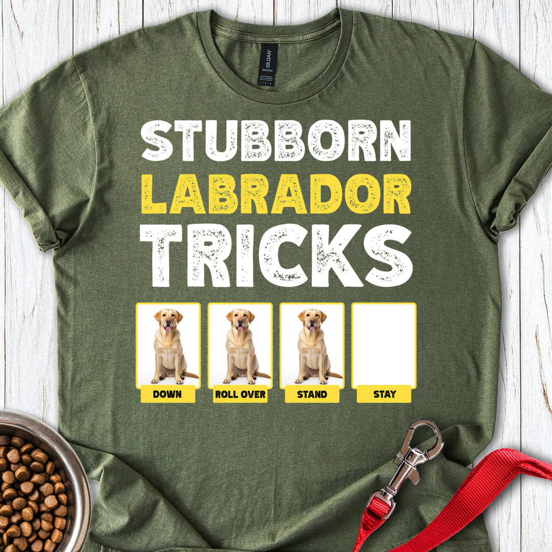 Stubborn Labrador Tricks Military Green