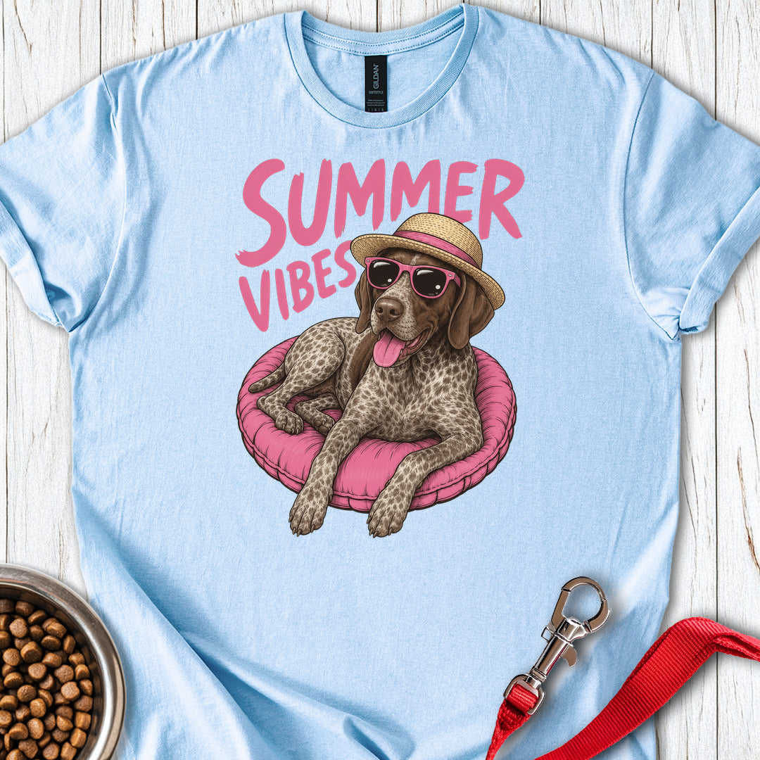 Summer Vibes German Shorthaired Pointer Light Blue