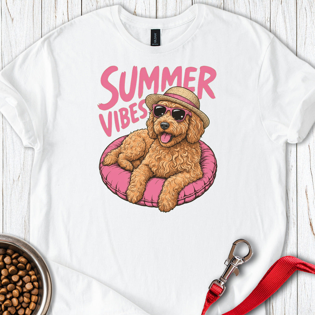 Summer Vibes Golden Doodle — White