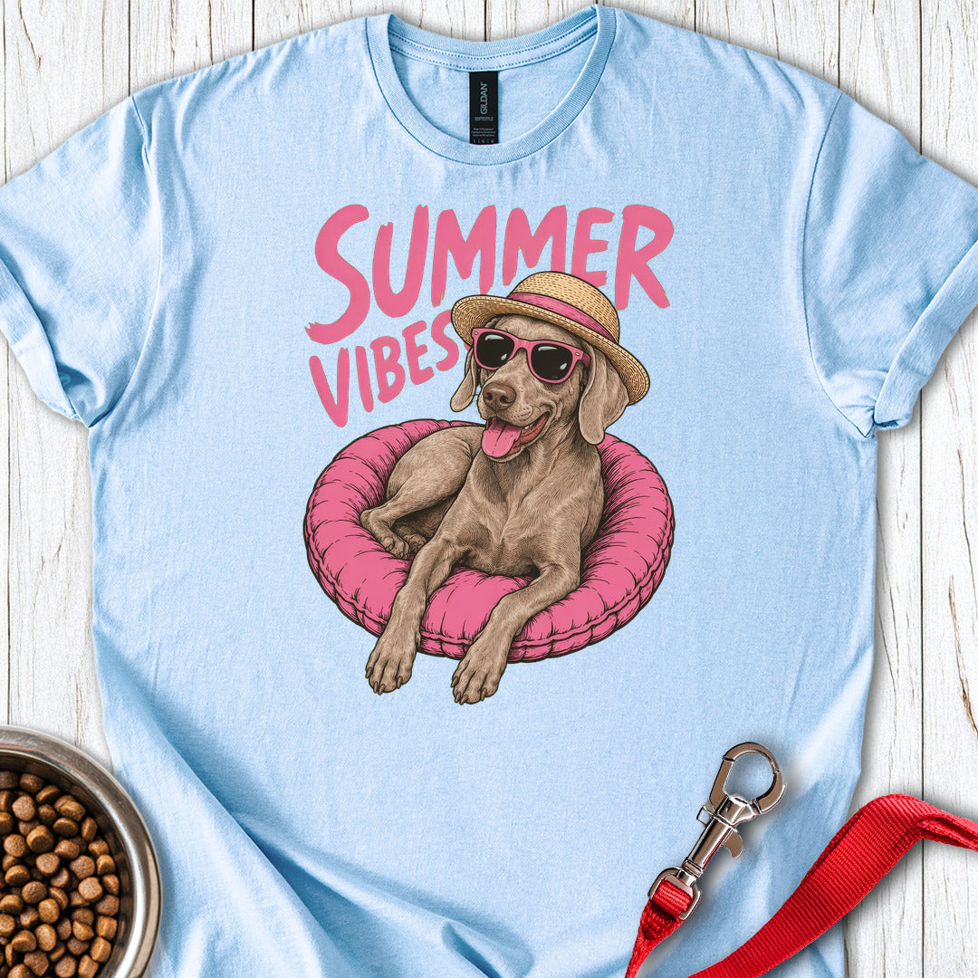 Summer Vibes Weimaraner Light Blue
