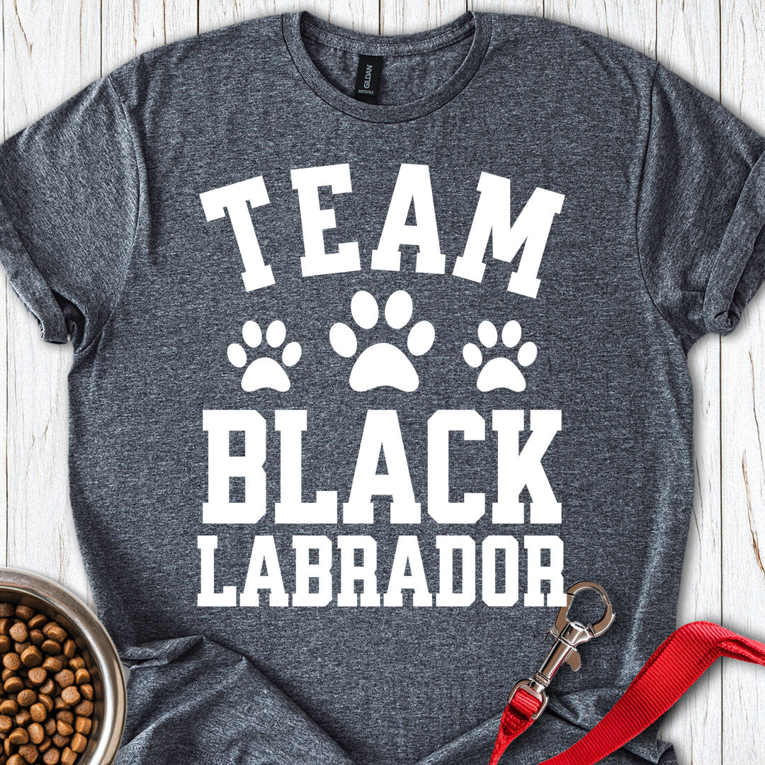 Team Black Labrador Dark Heather