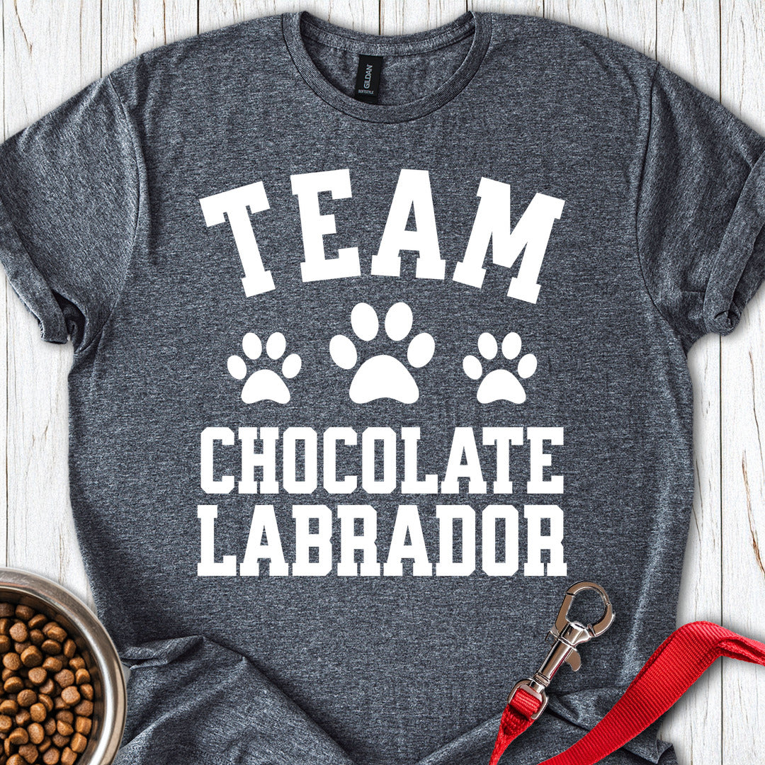 Team Chocolate Labrador Dark Heather