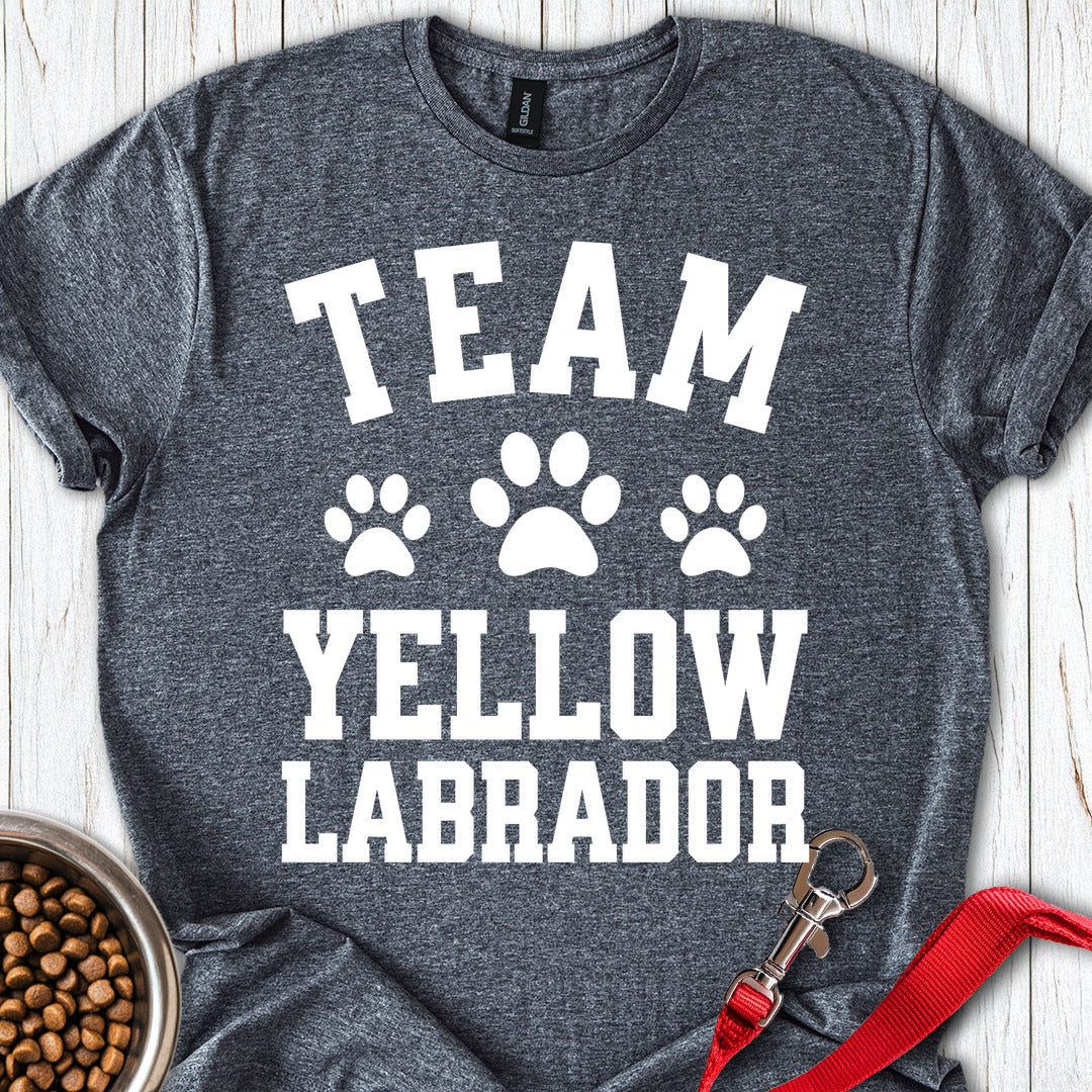 Team Yellow Labrador Dark Heather