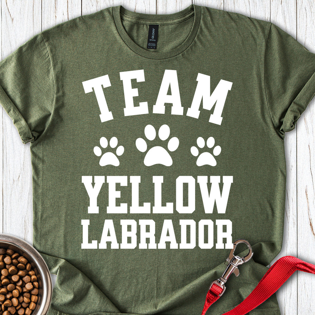Team Yellow Labrador Military Green