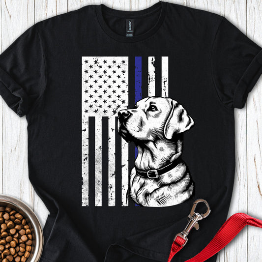 Thin Blue Line Police Labrador Black