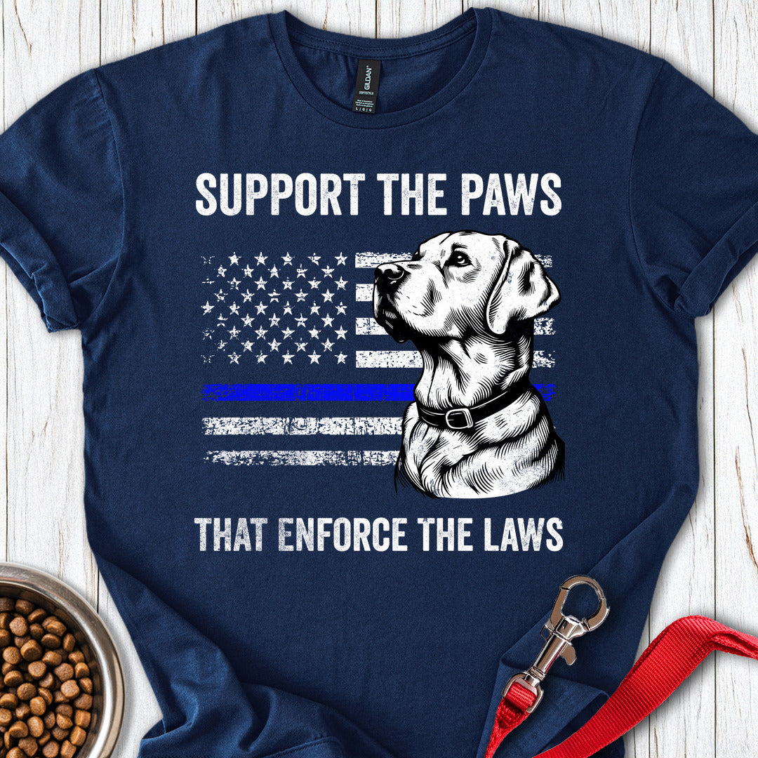Thin Blue Line Police Labrador Navy