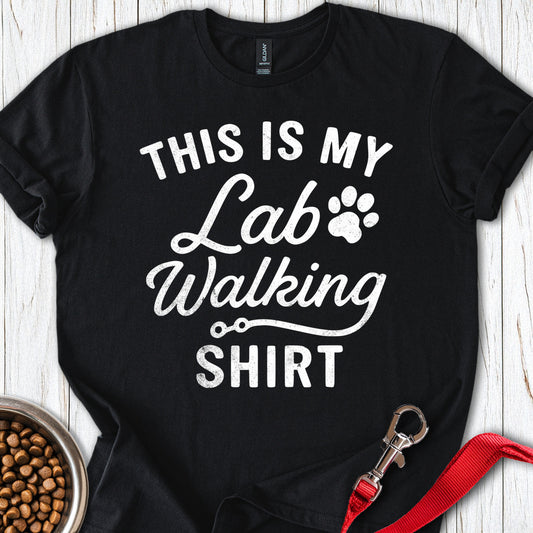 This is my Lab Walking Black