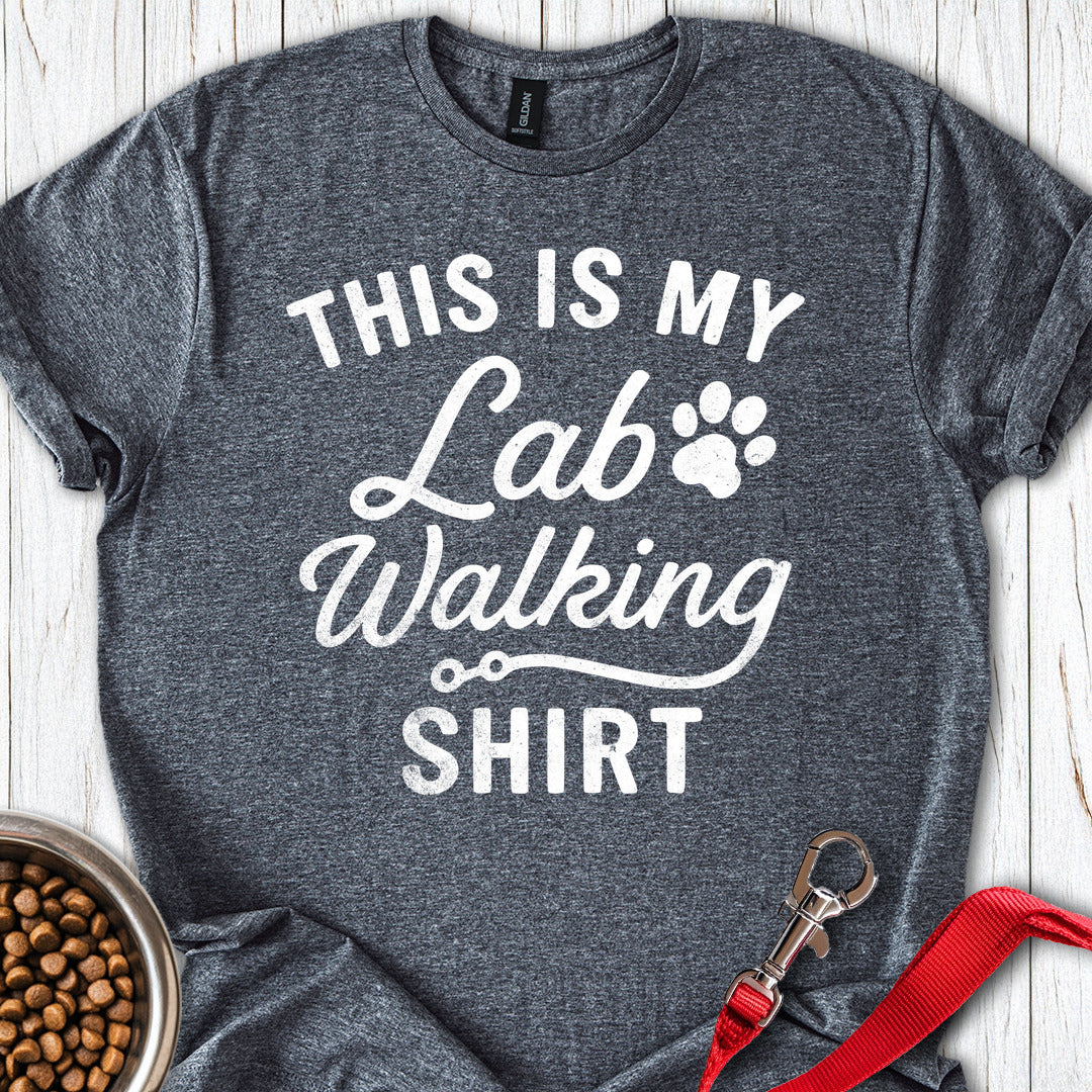 This is my Lab Walking Dark Heather
