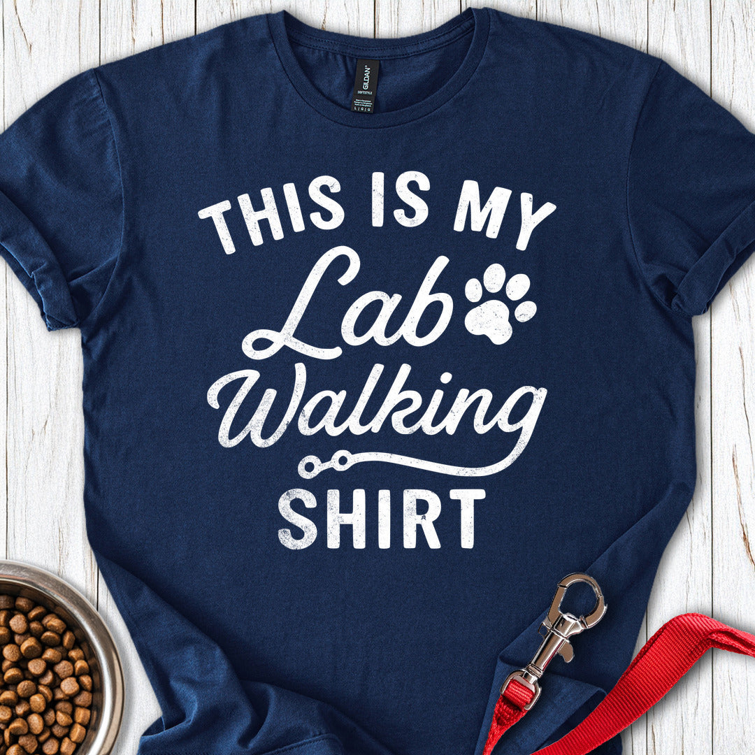 This is my Lab Walking Navy