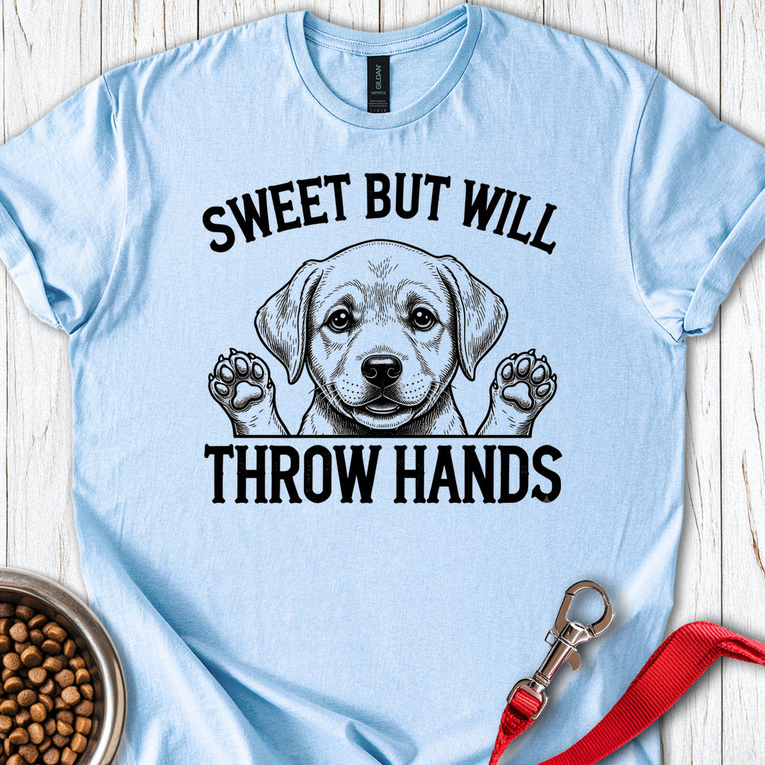 Throw Hands Labrador Light Blue