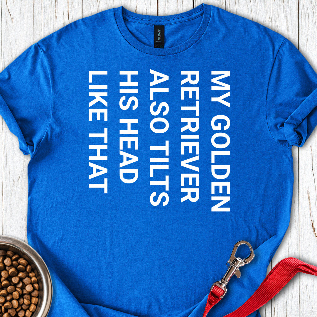 Tilt Head Golden Retriever Royal