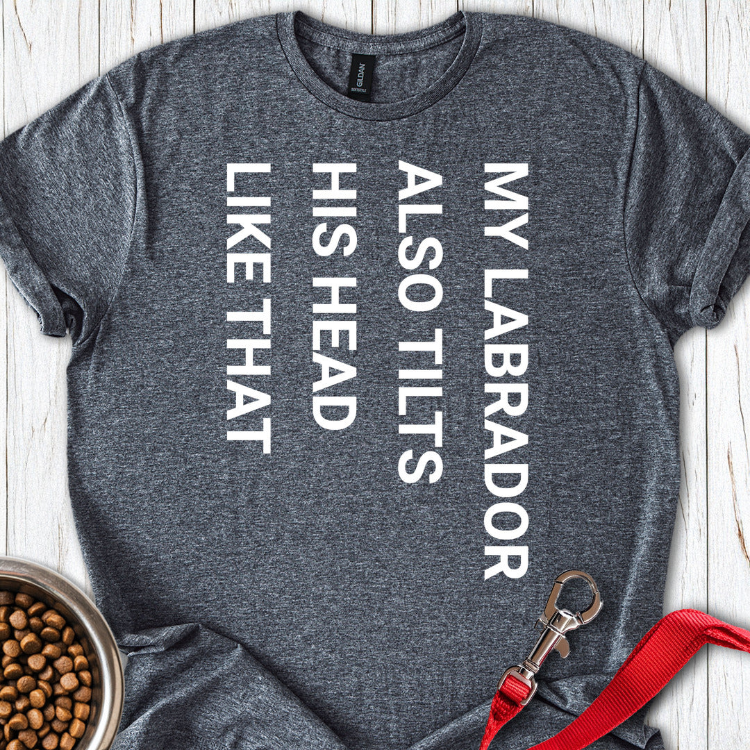 Tilt Head Labrador Dark Heather