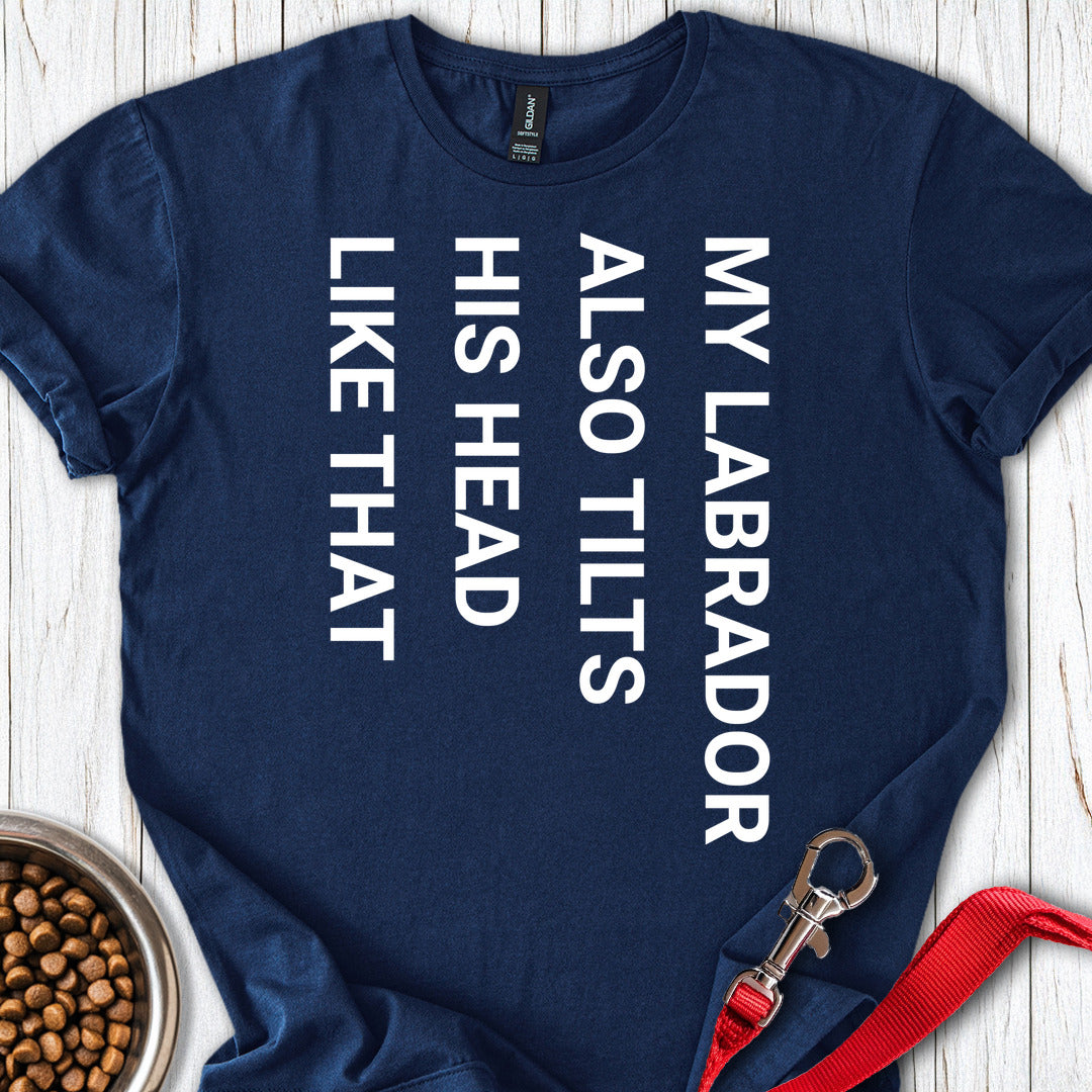Tilt Head Labrador Navy