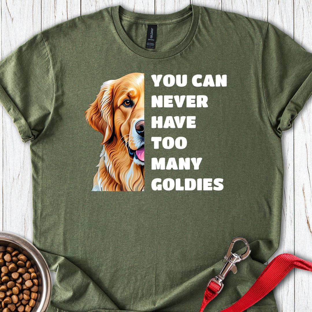 Too Many Goldies Military Green