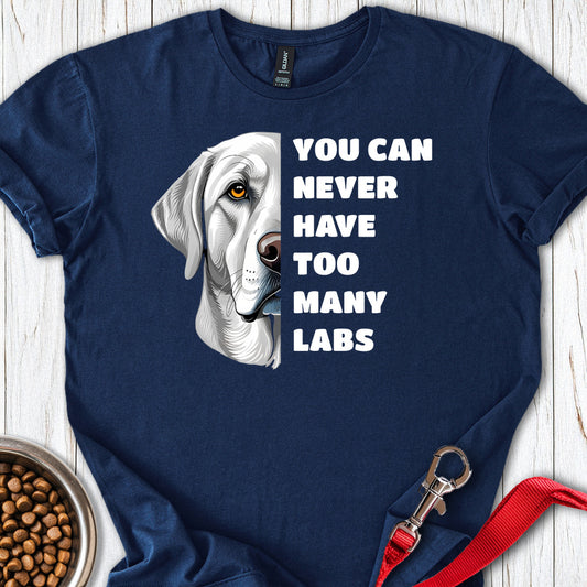 Too Many Silver Labs Navy